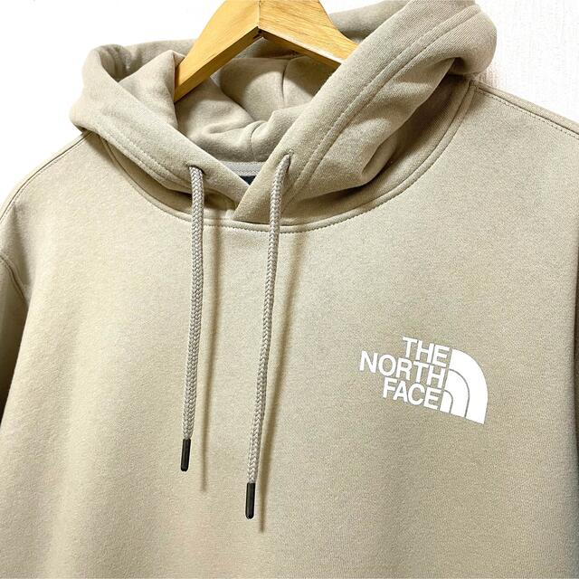 THE NORTH FACE(ザノースフェイス)のベージュ BOX ☆ ノースフェイス BOX パーカー FLAX  3XL 黒 メンズのトップス(パーカー)の商品写真