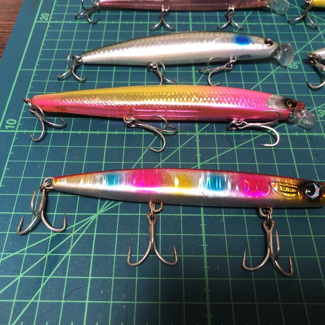 お買い得】ヒラメ、シーバス、青物ルアー8種 シマノ、ジャンプ お買い得】ヒラメ、シーバス、青物ルアー8種 シマノ、ジャンプ