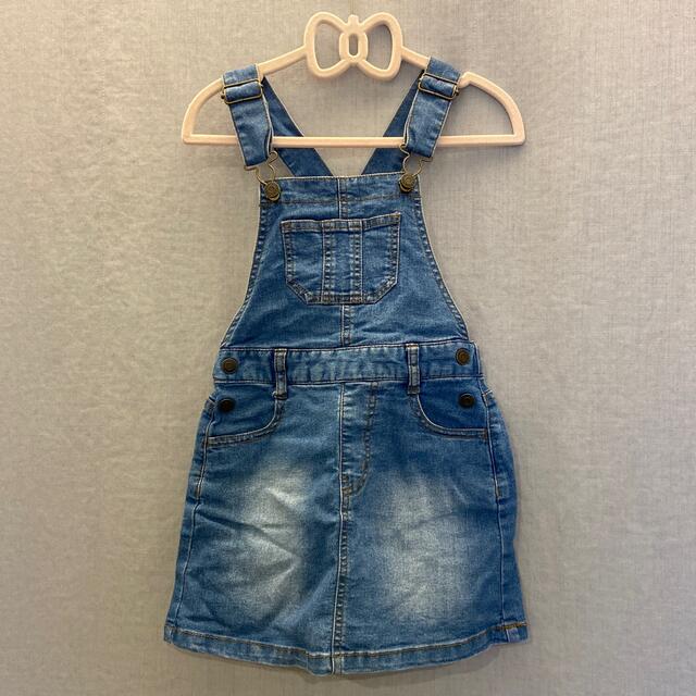 GLOBAL WORK(グローバルワーク)のグローバルワークM ジャンパースカート100〜110 キッズ/ベビー/マタニティのキッズ服女の子用(90cm~)(ワンピース)の商品写真