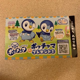 ポケモン(ポケモン)のポッチャマ プロジェクトポッチャマ ポケモンセンター シリアルコード(ゲーム)