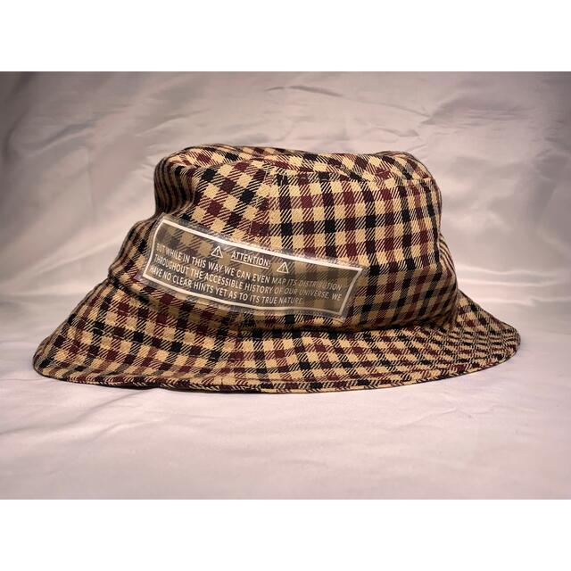 JieDa GINGHAM BUCKET HAT BROWN