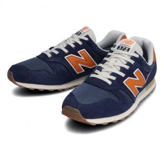 ニューバランス(New Balance)の【新品未使用】ニューバランス DISH ML373 ネイビー×オレンジ 23.5(スニーカー)