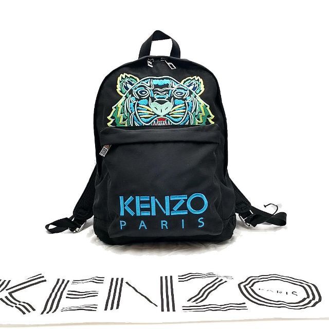 新品 バックパック Kenzo ケンゾー ラージキャンバス タイガーブラック