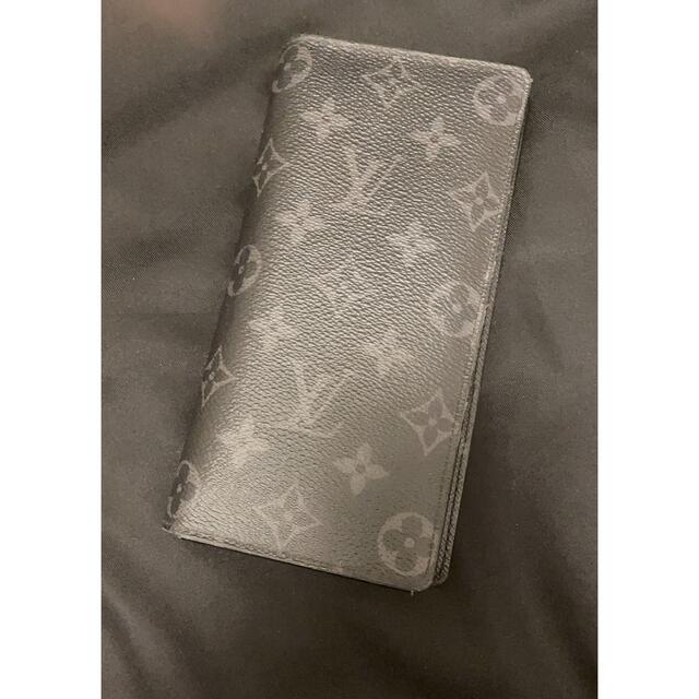 LOUIS VUITTON 二つ折り財布 ポルトフォイユ ブラザ エクリプス 黒