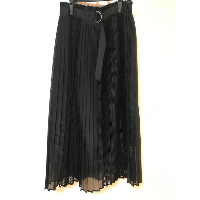 PAGEBOY(ページボーイ)の【K 様 専用】PAGE BOY プリーツスカート　ブラック レディースのスカート(ロングスカート)の商品写真