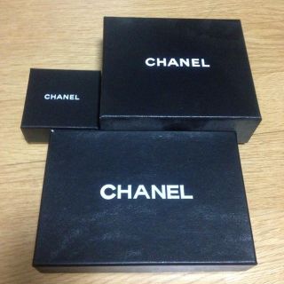 シャネル(CHANEL)のCHANEL空き箱3コ♡小物入れにどうぞ(名刺入れ/定期入れ)