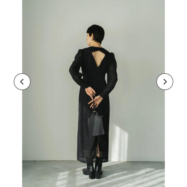 【ぷー様専用】Knuth Marf back open sheer dress レディースのフォーマル/ドレス(ロングドレス)の商品写真