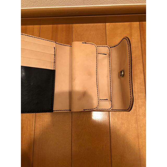 ハンドメイド　財布 メンズのファッション小物(折り財布)の商品写真