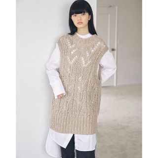 トゥデイフル(TODAYFUL)の★新品未使用★TODAYFUL Slub Aran Vest ナチュラル(ベスト/ジレ)