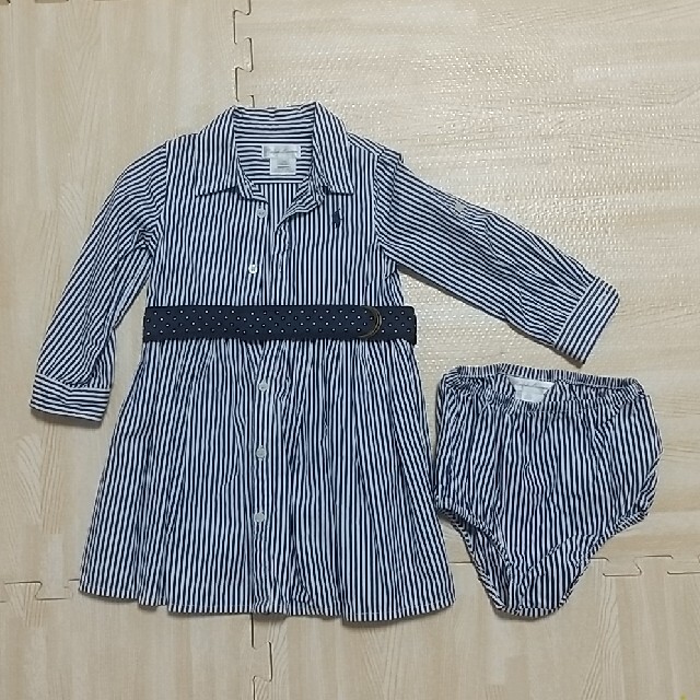 Ralph Lauren(ラルフローレン)のラルフローレン ワンピース 80サイズ キッズ/ベビー/マタニティのベビー服(~85cm)(ワンピース)の商品写真