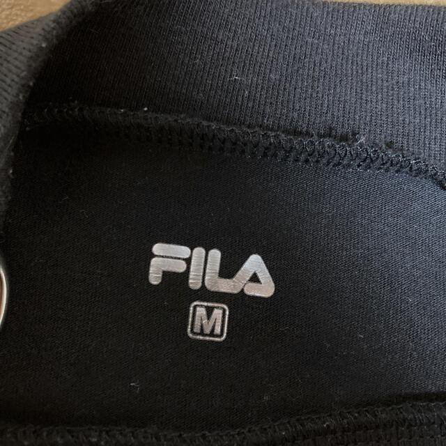 FILA(フィラ)のFILA  ロンT 長袖　黒　Mサイズ レディースのトップス(Tシャツ(長袖/七分))の商品写真