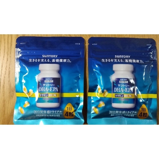 サントリー DHA&EPA セサミンEX 120粒×２袋 パンフ付き