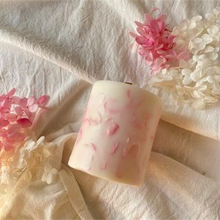 【限定価格】ボタニカルキャンドル 紫陽花 春色(アロマ/キャンドル)