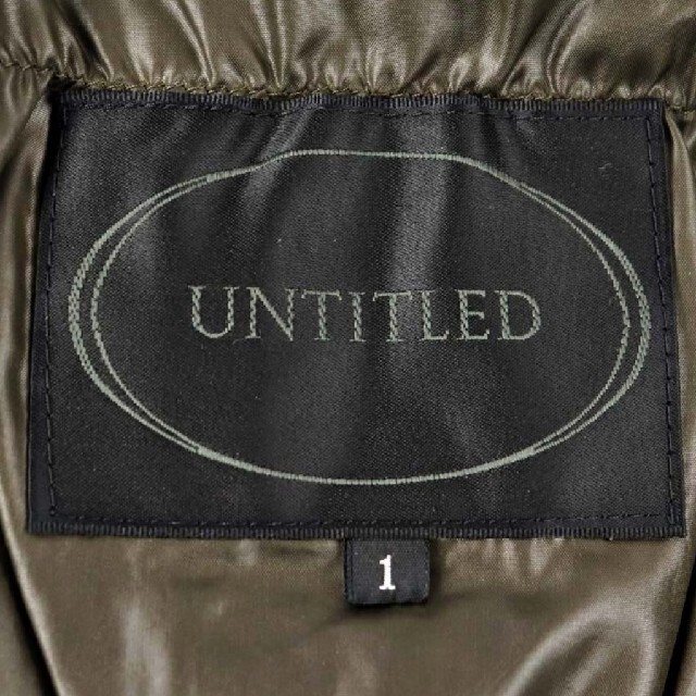UNTITLED(アンタイトル)のUNTITLED（アンタイトル） ポリタフタ キルト ダウンコート S レディースのジャケット/アウター(ダウンコート)の商品写真