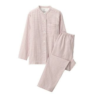 ムジルシリョウヒン(MUJI (無印良品))の■新品■ 無印良品 脇に縫い目のない二重ガーゼスタンドカラーパジャマ／Ｓ～Ｍ(パジャマ)