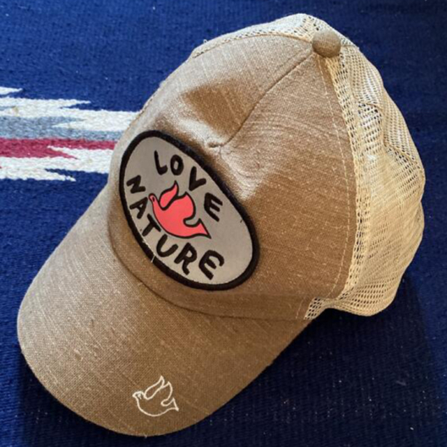 Right-on(ライトオン)のLA hat co メッシュキャップ 帽子 LOVE Nature メンズの帽子(キャップ)の商品写真