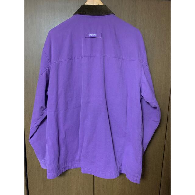 supreme barn coat purple