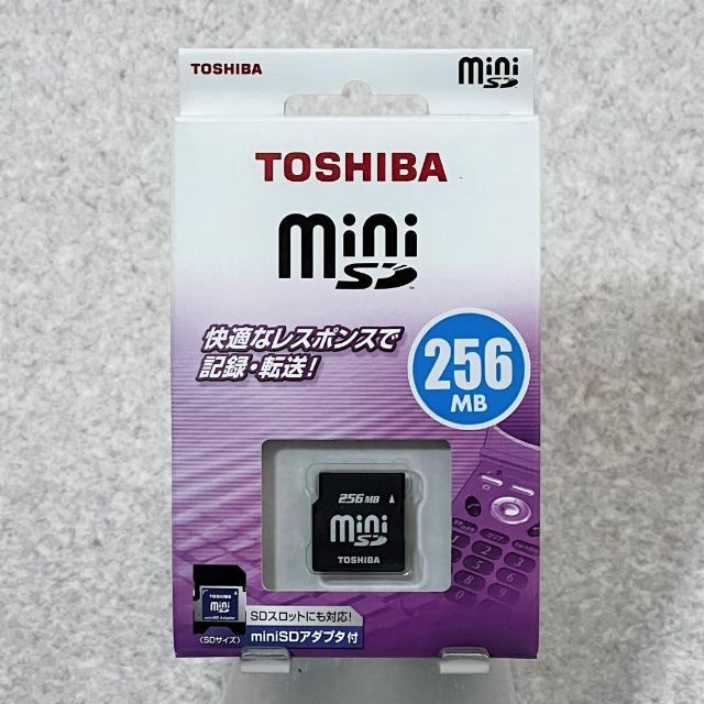 TOSHIBA miniSDカード(256MB) MSD-N256MT