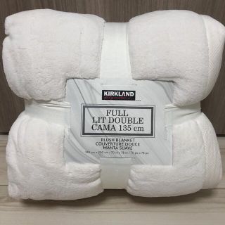 新品 コストコ カークランド ブランケット 毛布 ダブルサイズ ブラウン