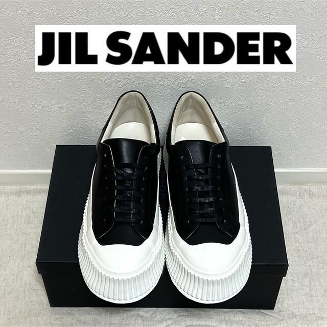 Jil Sander(ジルサンダー)の希少★新品未使用★JIL SANDER スニーカー ブラック 43サイズ メンズの靴/シューズ(スニーカー)の商品写真