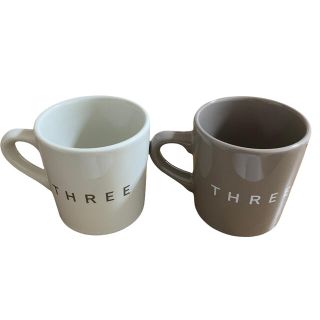 スリー(THREE)のthree マグカップ2色セット(グラス/カップ)