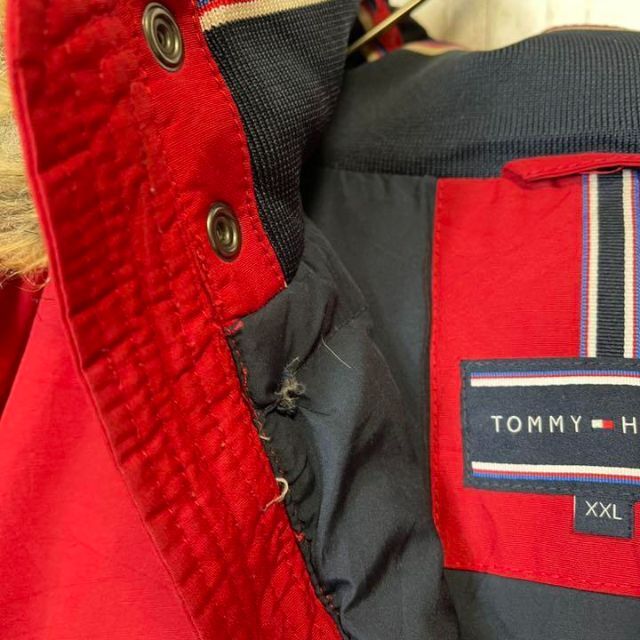 TOMMY HILFIGER(トミーヒルフィガー)のトミーヒルフィガーダウンジャケット ヴィンテージ ジャケット アウター レッド メンズのジャケット/アウター(ダウンジャケット)の商品写真