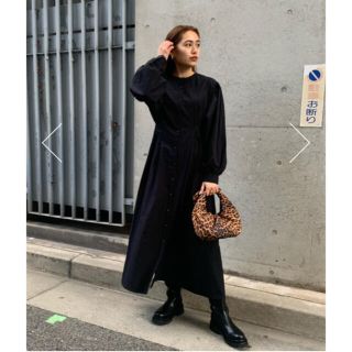 マウジー(moussy)の値下げ！MOUSSY WAIST TUCK LONG シャツドレス　サイズ1✳︎(ロングワンピース/マキシワンピース)