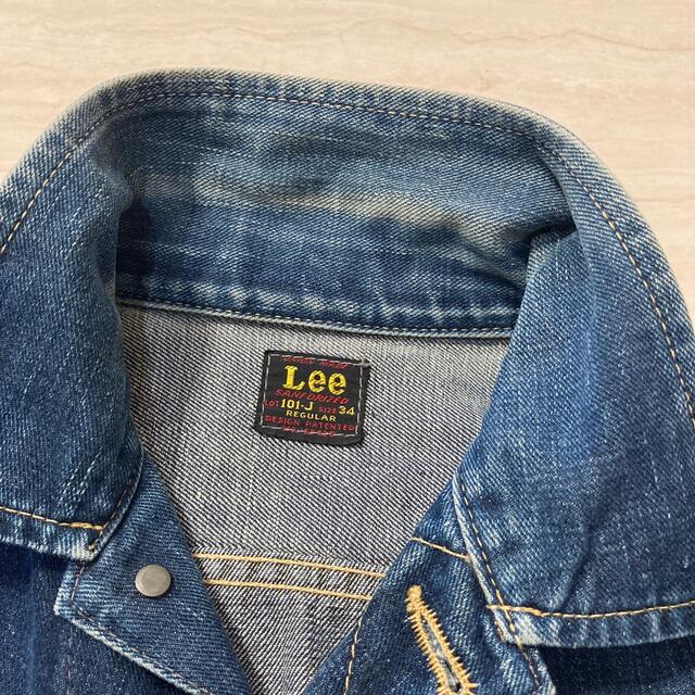 リアルマッコイズ × LEE 36 リー 101-J デニムジャケット 再開困難 RIDERSデニムジャケット リアルマッコイ lee101ーJ Gジャン/デニムジャケット