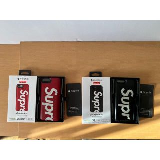 supreme iPhoneケース+モバイルバッテリーsupreme携帯ケース