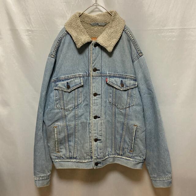 Levi's リーバイス ボアデニムジャケット Gジャン インディゴ L39sのLevi