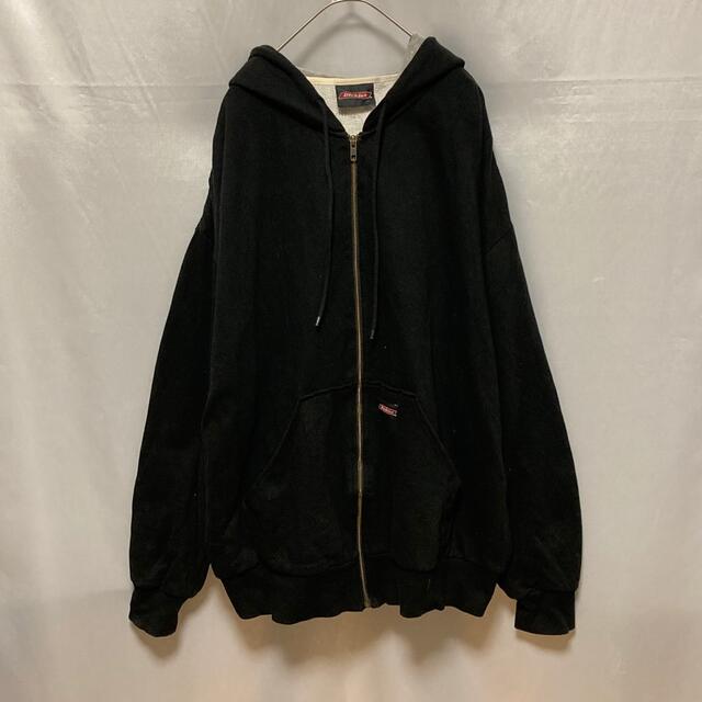 Dickies(ディッキーズ)のDickies ディッキーズ ジップパーカー ブラック XL オーバーサイズ メンズのトップス(パーカー)の商品写真