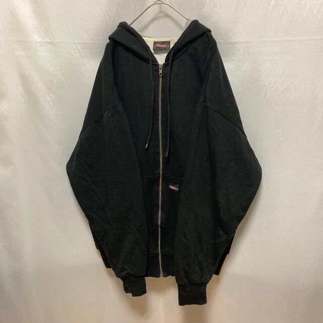 Dickies(ディッキーズ)のDickies ディッキーズ ジップパーカー ブラック XL オーバーサイズ メンズのトップス(パーカー)の商品写真