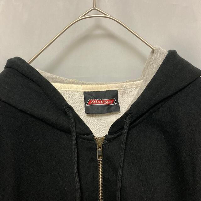 Dickies(ディッキーズ)のDickies ディッキーズ ジップパーカー ブラック XL オーバーサイズ メンズのトップス(パーカー)の商品写真