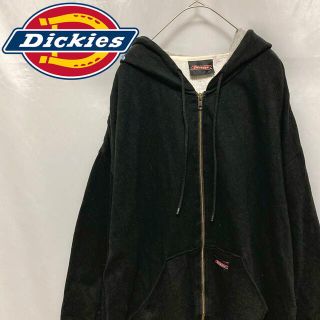 ディッキーズ(Dickies)のDickies ディッキーズ ジップパーカー ブラック XL オーバーサイズ(パーカー)