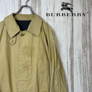 バーバリー(BURBERRY)のバーバリーステンカラーコート ベージュ ヴィンテージ(ステンカラーコート)