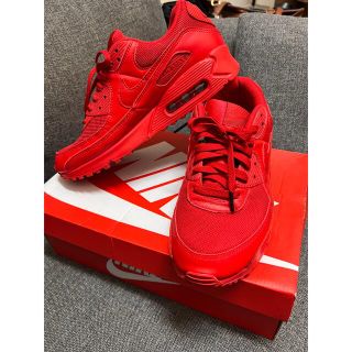 ナイキ(NIKE)のナイキ　エアマックス 90 レッド 赤　NIKE AIR MAX 90(スニーカー)