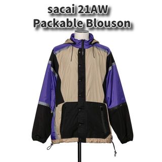 サカイ(sacai)のsacai 21AW Packable Blouson ジャケット MA-1(ナイロンジャケット)