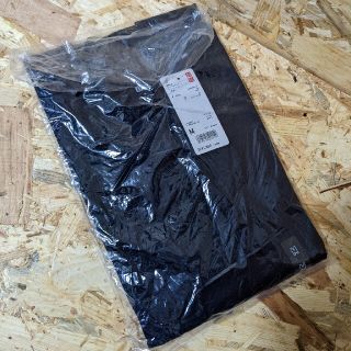 ユニクロ(UNIQLO)のユニクロ/コンパクトコットンクルーネックT/NAVY/ネイビー/Mサイズ(カットソー(長袖/七分))