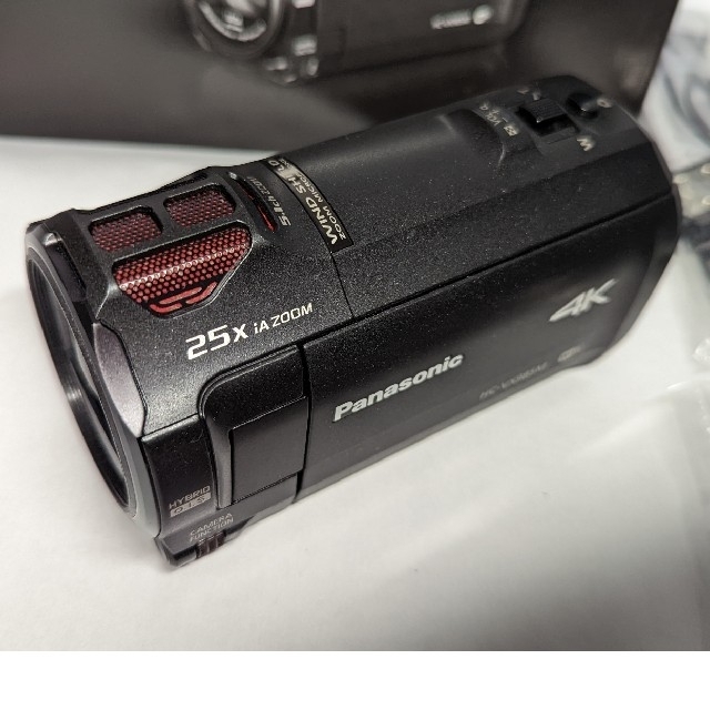 Panasonic(パナソニック)のHC-VX985M ブラック　大容量予備バッテリー＋ケース付き スマホ/家電/カメラのカメラ(ビデオカメラ)の商品写真