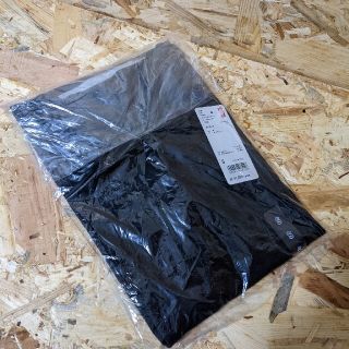 ユニクロ(UNIQLO)のユニクロ/ストレッチコットンタートルネックT/BLACK/黒/Sサイズ(カットソー(長袖/七分))