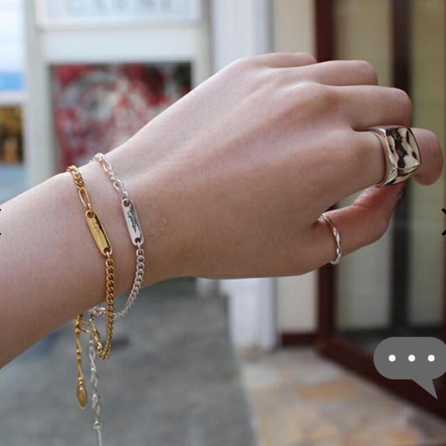 GARNI(ガルニ)のGARNI ブレスレットMix Chain Bracelet No.1 GOLD レディースのアクセサリー(ブレスレット/バングル)の商品写真