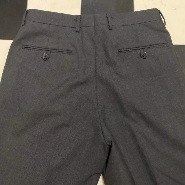 Calvin Klein 2タックウール チェックスラックス /V338