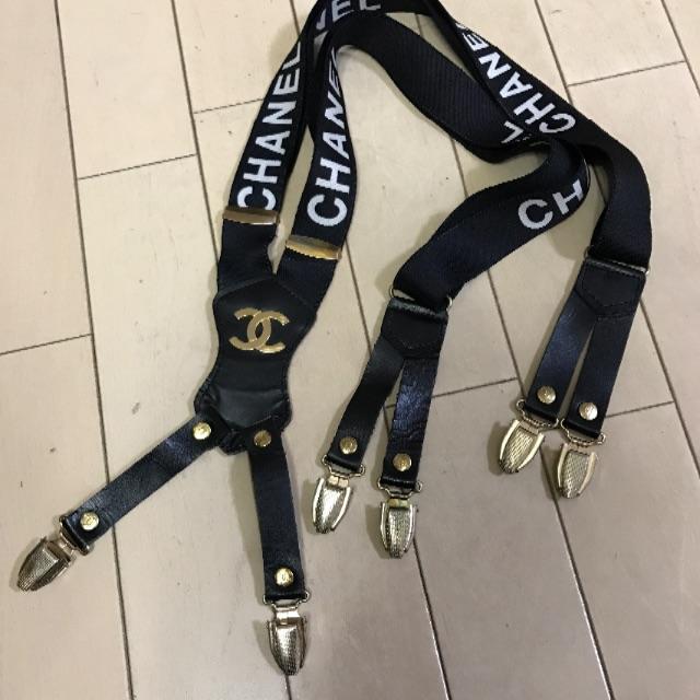 CHANEL(シャネル)のちひろ様専用 レディースのファッション小物(サスペンダー)の商品写真