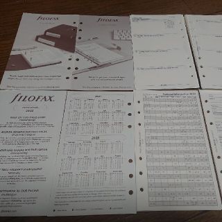 ファイロファックス(Filofax)のfilofax リフィル 1週間見開き(バイブルsize)(手帳)