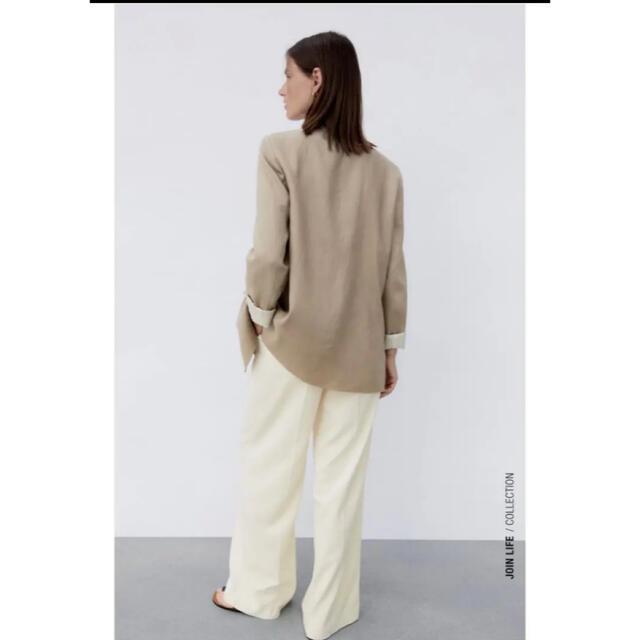 ZARA(ザラ)の『お値下げ！』ZARA♡リネンジャケット レディースのジャケット/アウター(テーラードジャケット)の商品写真