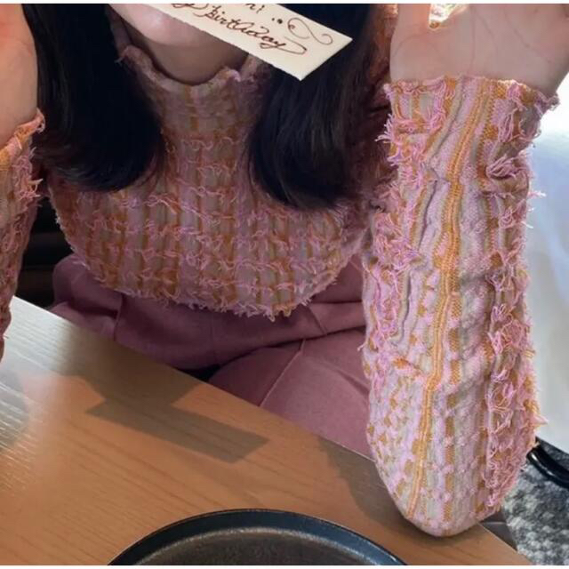 IRENE Cut Yarn Knit Tops 【irene】