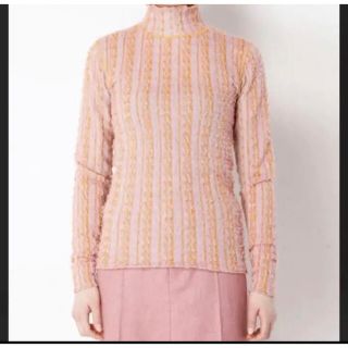 ルシェルブルー(LE CIEL BLEU)のIRENE Cut Yarn Knit Tops 【irene】(Tシャツ(長袖/七分))