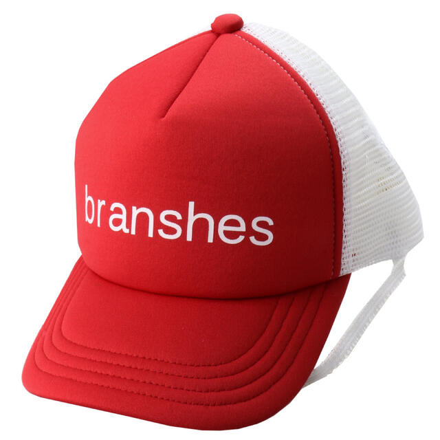 Branshes(ブランシェス)のブランシェス*ロゴメッシュキャップ(S(48〜50)/レッド) キッズ/ベビー/マタニティのこども用ファッション小物(帽子)の商品写真