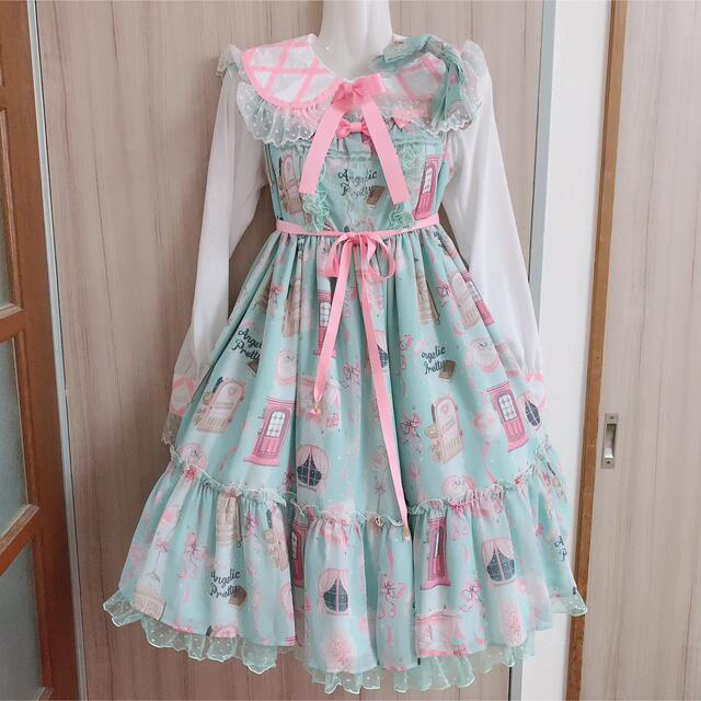 Angelic Pretty girly room JSK+SK ミント いいスタイル www.gold-and