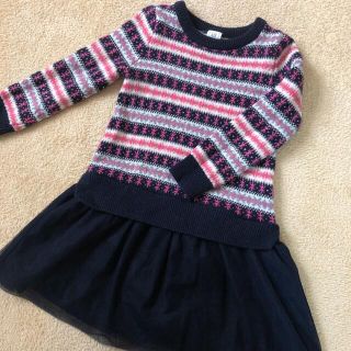 ベビーギャップ(babyGAP)のbabygap 95cm ワンピース　ニット　チュール(ワンピース)